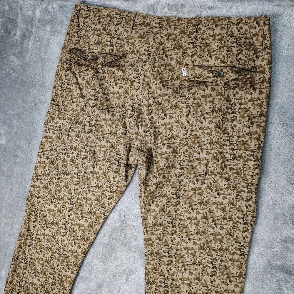 Levis Cargo Pants Men 36x34 Fits 37x34 Camouflage Slim Straight Stretch Military